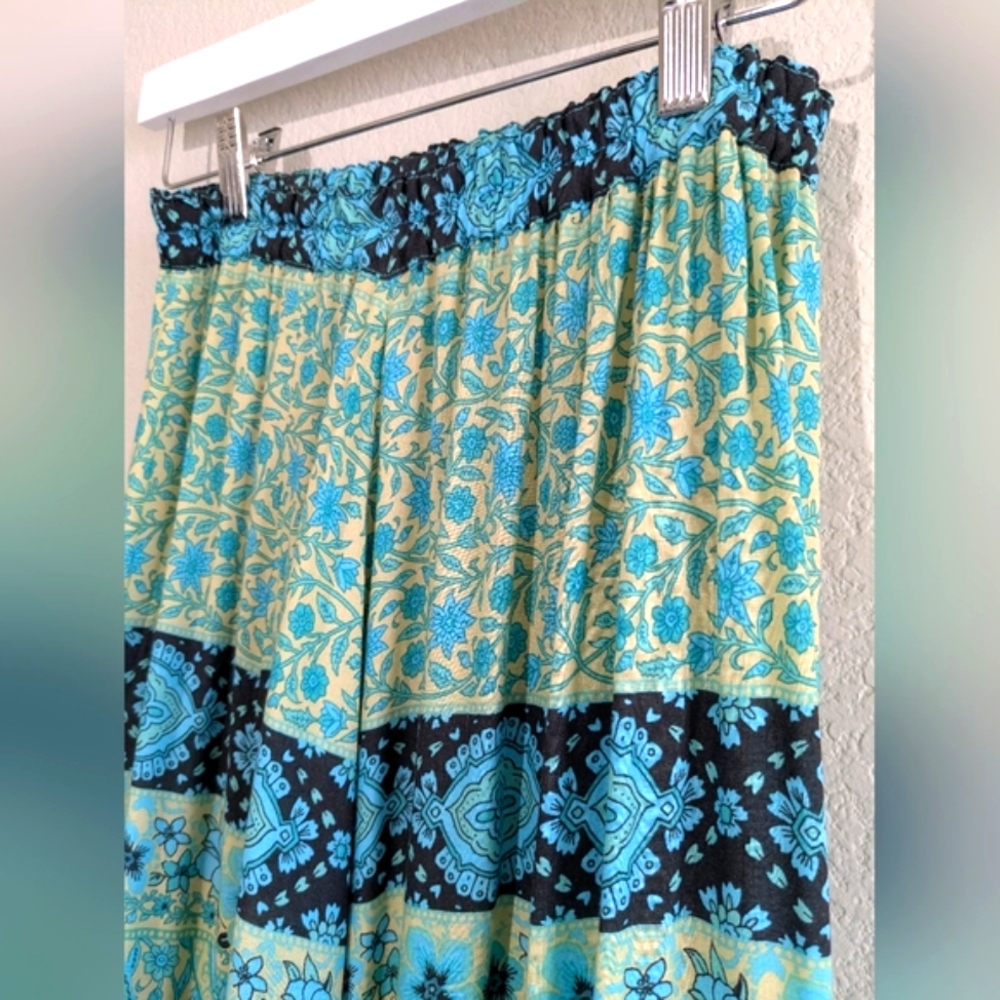 Spell Aloha Fox Gown Altered To Skirt And Crop Top size XS - Picture 4 of 15